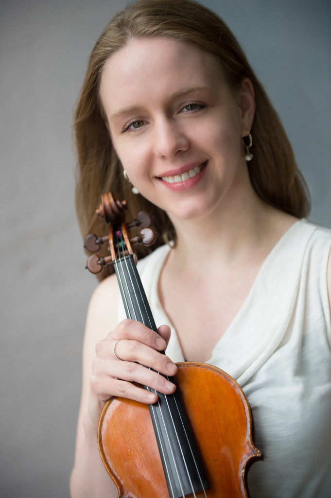 Heather Braun, violin. Photo by Liz Linder